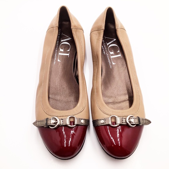 {AGL}Monika Cap-Toe Flats - Picture 1 of 8